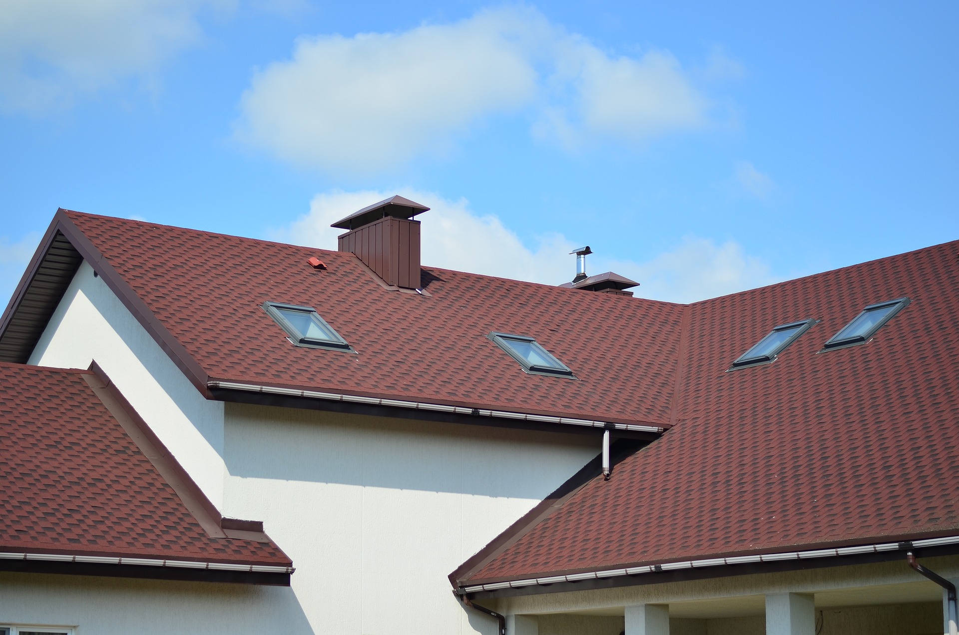 roof tile vent on house